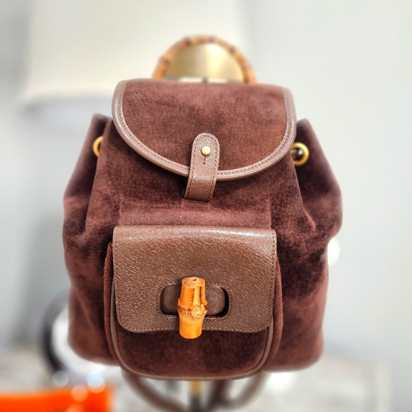 Gucci bamboo bagpack - Picture 1 of 11